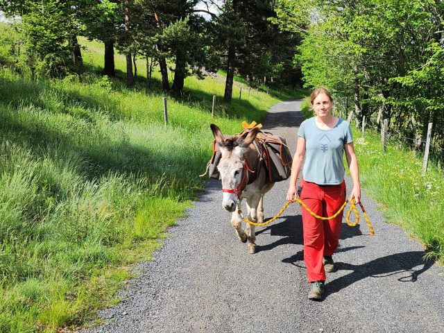 Hiking with a donkey: summer escapes_Saint Julien d’Intres