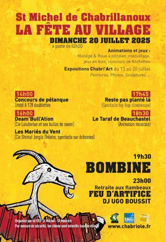 Festival de La Chabriole #48 – Fête du village_Saint-Michel-de-Chabrillanoux